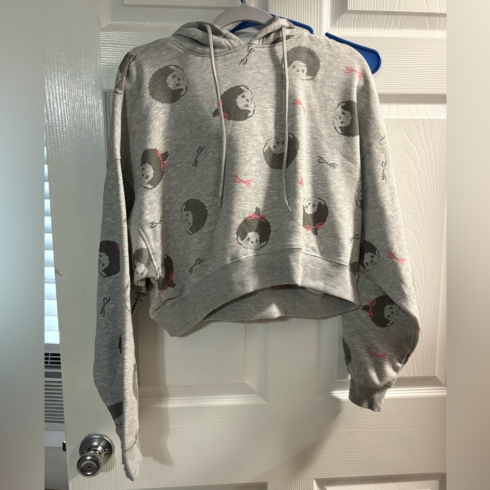 monchhichi Cropped Sweat shirt Hoodie